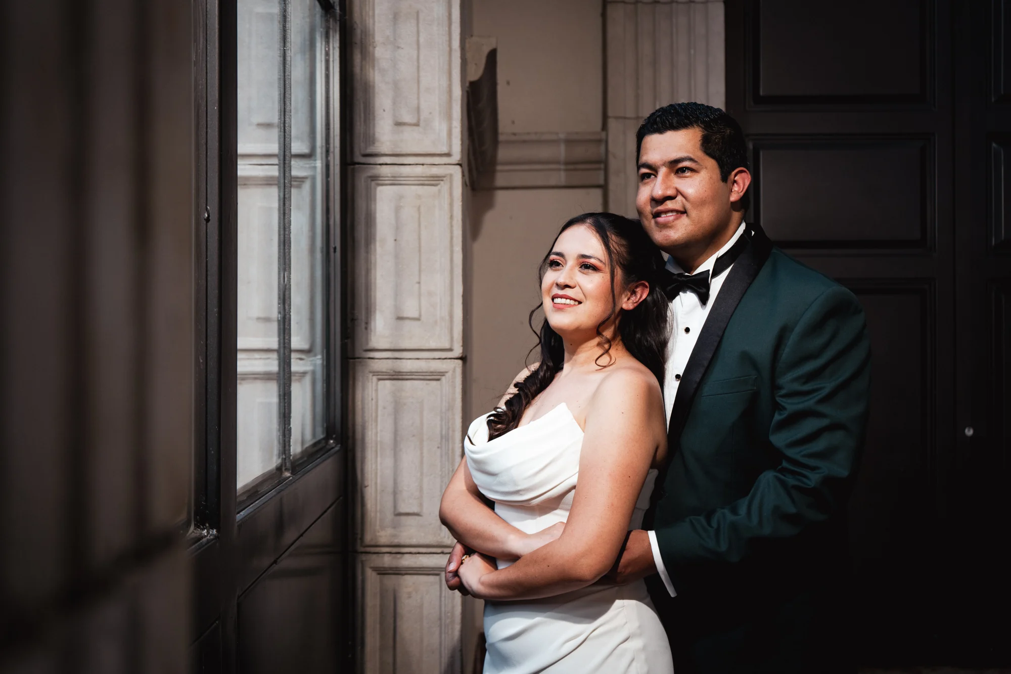 Novios en su sesión de gala